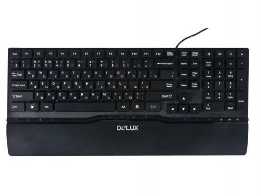 Клавиатура Delux DLK-1882 черный USB