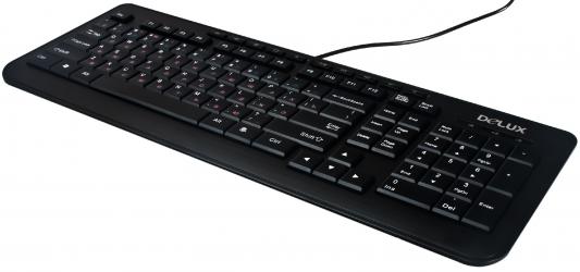 Клавиатура Delux DLK-3100U USB черный