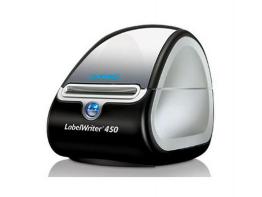 Принтер DYMO LableWriter 450 индустриальный ленточный до 60мм черный/серебро S0838770