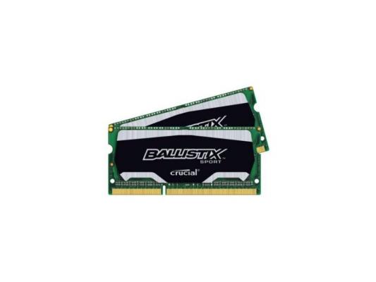 Оперативная память для ноутбуков SO-DDR3 8Gb(2x4Gb) PC3-14900 1866MHz Crucial BLS2C4G3N18AES4CEU unbuffered Retail