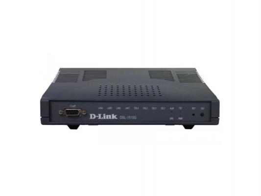 Маршрутизатор D-Link DSL-1510G/A1A 4 порта 10/100Mbps
