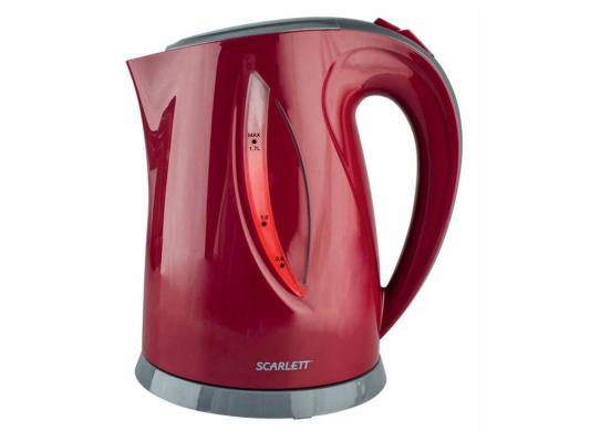 Чайник Scarlett SC-EK18P15 — красный — пластик