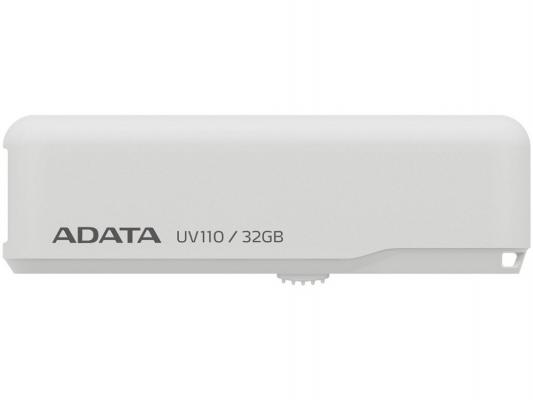 Флешка USB 32Gb A-Data UV110 USB2.0 AUV110-32G-RWH белый