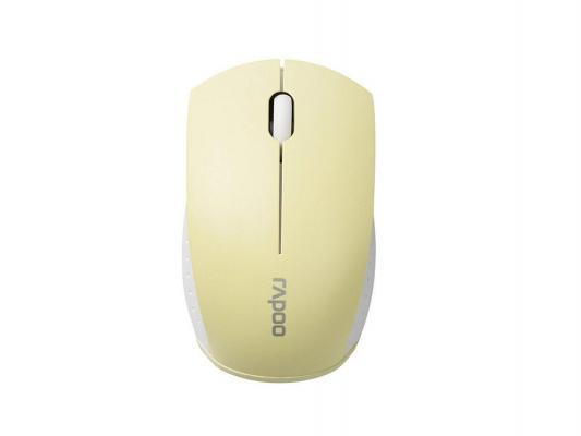 Мышь RAPOO Mini 3360 желтый USB 11598