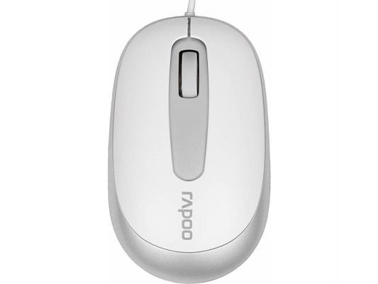 Мышь RAPOO N3200 белый USB 13704