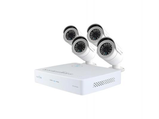 Комплект видеонаблюдения IVUE Mini 960Н PRO 4+4 4 уличные камеры 4-х канальный видеорегистратор 6004K-CK20-1099ICR