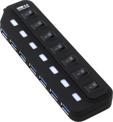 Концентратор USB 3.0 ORIENT BC-316 7 x USB 3.0 черный