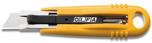 Нож Olfa с сегментированным лезвием и возвратной пружиной 17.5мм OL-SK-4
