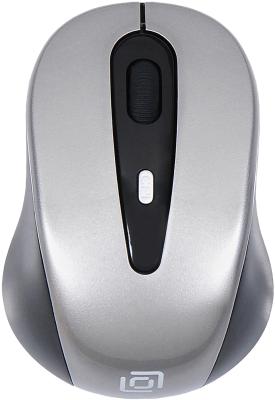 Мышь беспроводная Oklick 435MW чёрный серый USB
