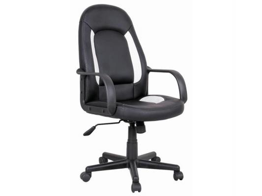 Кресло руководителя Бюрократ CH-826/B+WH искусственная кожа вставки белый сиденье черный