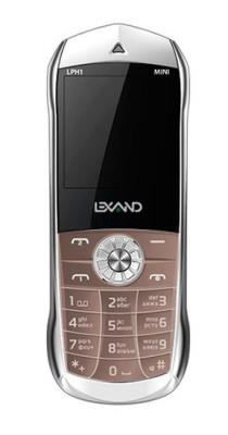 Мобильный телефон LEXAND LPH1 коричневый 1.44"