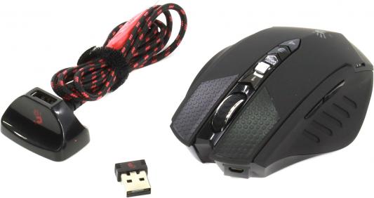 Мышь беспроводная A4TECH Bloody Warrior RT7 чёрный USB