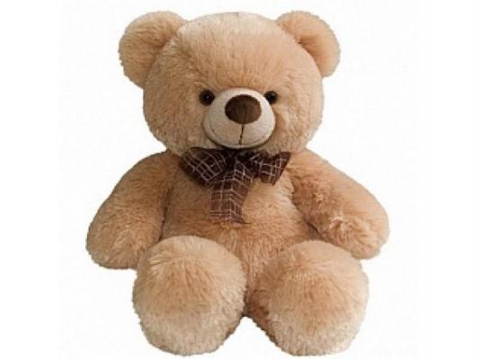 Мягкая игрушка медведь Aurora Медведь с бантом плюш коричневый 45 см