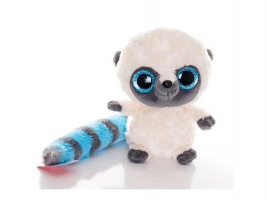 Мягкая игрушка обезьянка Aurora Юху плюш кремовый голубой 20 см