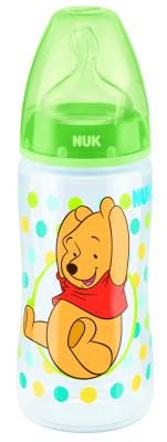Бутылочка NUK First Choice Disney пластиковая с силиконовой антиколиковой соской с рождения 300 мл. 10741378 0-6 мес