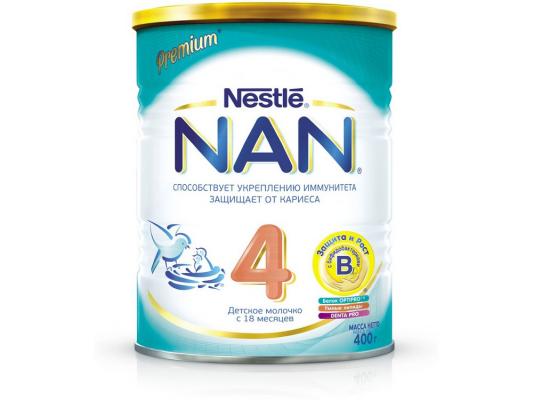 Заменитель Nestle NAN 4 Premium с 18 мес. 400 гр. для иммунитета
