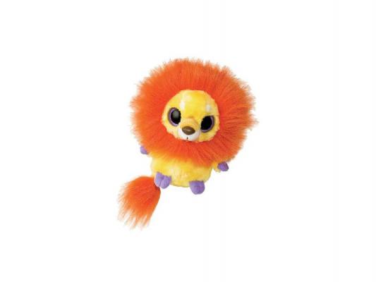 Мягкая игрушка герой мультфильма Aurora Юху и друзья Львенок искусственный мех плюш синтепон оранжевый желтый 12 см
