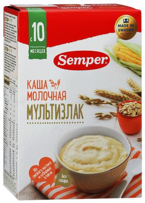 Каша Semper молочная Мультизлак с 10 мес. 200 гр.