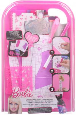 Набор аксессуаров для кукол Barbie Студия красоты w3916 розовый