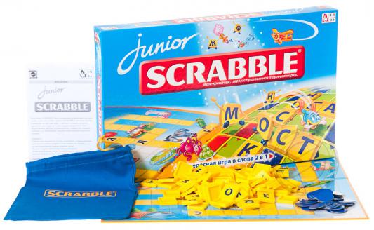 Настольная игра Mattel развивающая Scrabble Junior (Скрэббл джуниор) Y9736 Русская версия