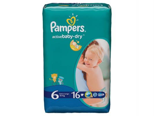 Подгузники Pampers Active Baby Extra Large (15+ кг) Стандартная Упаковка 16 шт.