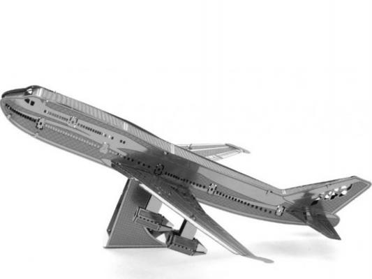 Самолёт Metalworks Коммерческий реактивный н/д серебристый MMS004 сборный металлический