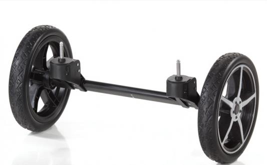 Система сменных колес Quad для коляски Hartan Racer GT (серебристый/платина)