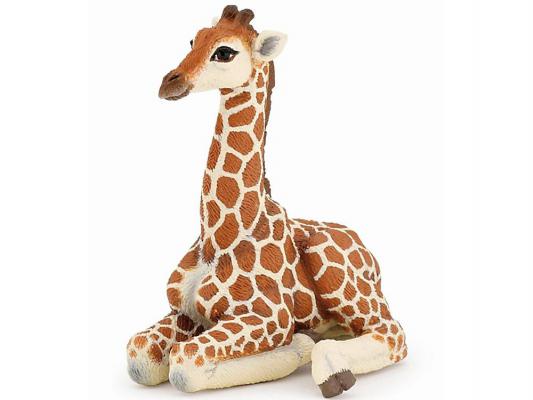 Фигурка Papo Лежащий детеныш жирафа 8 см 50150