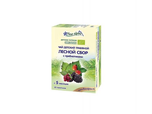 Чай Fleur Alpine Organic травяной Лесной сбор с пребиотиками с 5 месяцев 30 гр