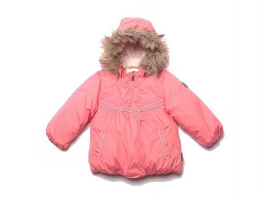 Куртка Huppa Celestine розовая полиэстер с капюшоном 80 см 1710AW14-033