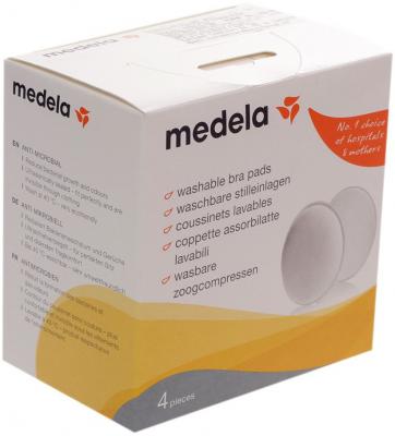 Прокладки Medela многоразовые грудные 4 шт. 008.078