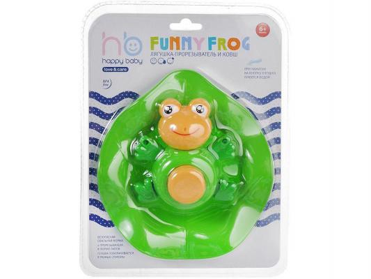 Игрушка-прорезыватель Happy Baby Funny Frog зелёный с 6 месяцев 330060