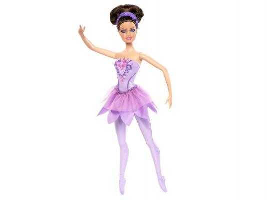 Кукла Barbie Балерина в фиолетовых пуантах 29 см X8823