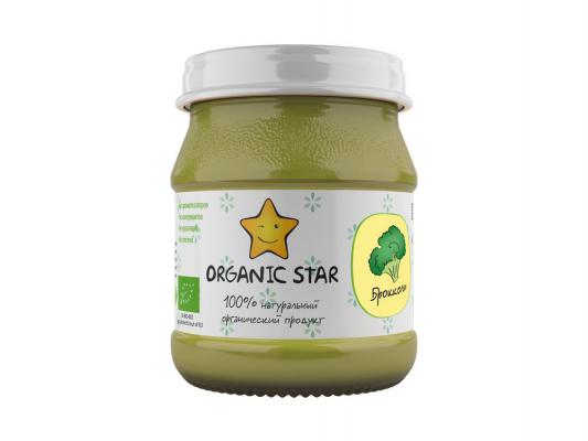 Пюре Organic Star Брокколи, органическое с 6мес. 100 гр.
