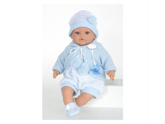 Кукла Munecas Antonio Juan Берни в голубом, 42 см