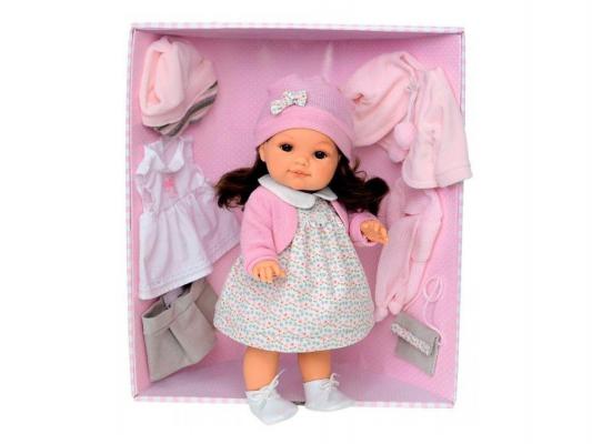 Кукла Munecas Antonio Juan Ирма в розовом с набором одежды 38 см