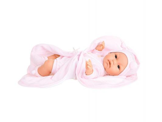 Кукла Munecas Antonio Juan Мила в розовом, 34 см