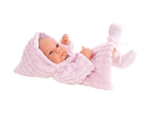 Кукла Munecas Antonio Juan младенец Сэмми в розовом 42 см 5088Р