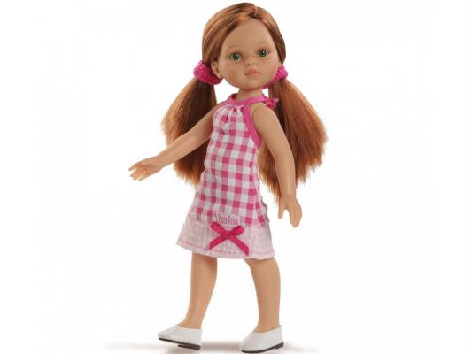 Кукла Paola Reina Кристи с хвостиками в клетчатом сарафане 32 см 04592