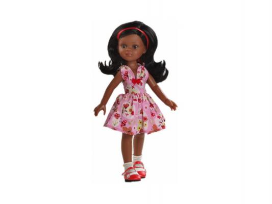 Кукла Paola Reina Нора в цветастом платье 32 см 04598