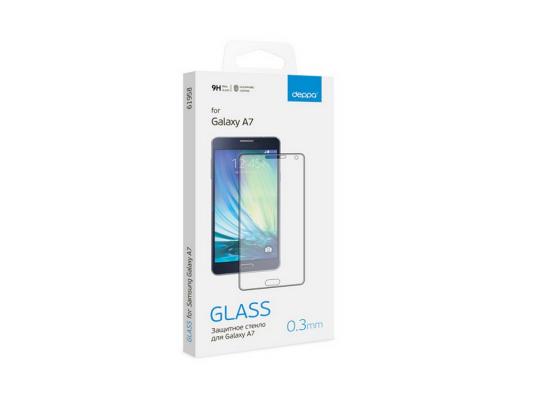 Защитное стекло Deppa для Samsung Galaxy A7 0.3 мм прозрачное 61989