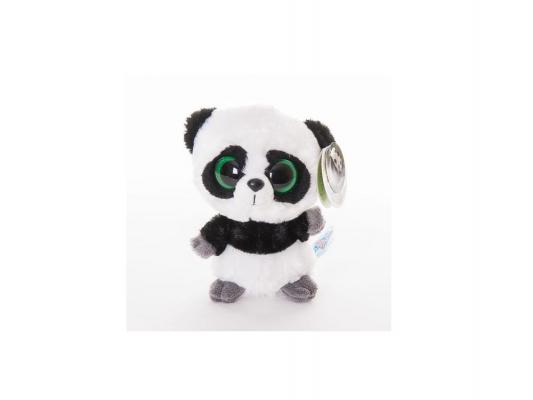 Мягкая игрушка панда Aurora Юху и друзья плюш черный белый 12 см