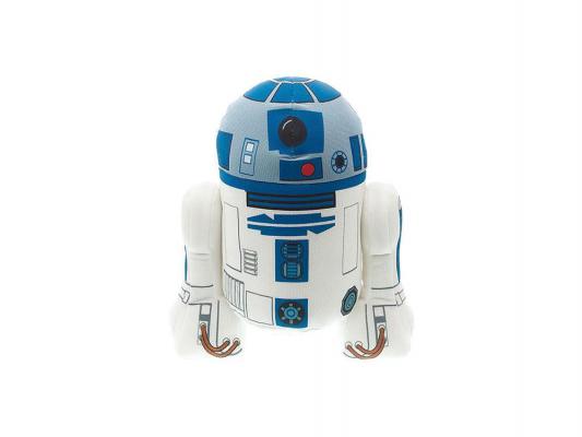 Мягкая игрушка герой мультфильма Star Wars Р2-Д2 плюш голубой 38 см
