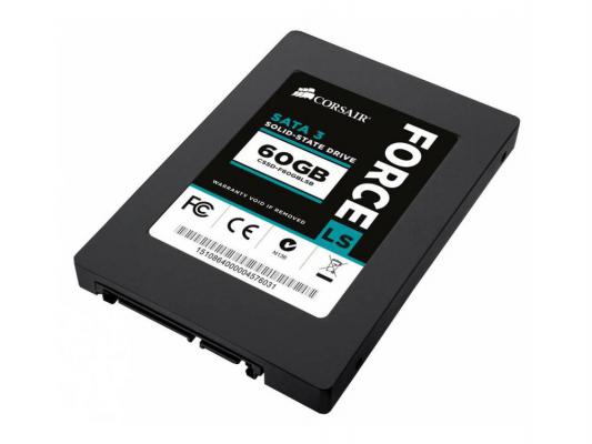 Твердотельный накопитель SSD 2.5" 60 Gb Corsair CSSD-F60GBLSB Read 560Mb/s Write 535Mb/s MLC