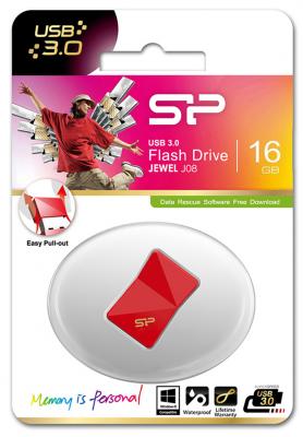 Флешка USB 16Gb Silicon Power Jewel J08 SP016GBUF3J08V1R красный