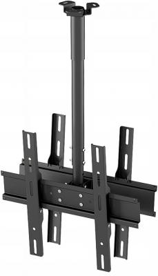 Кронштейн Holder PR-102-B черный для ЖК ТВ 32-65" потолочный фиксированный VESA 400x400 до 90 кг