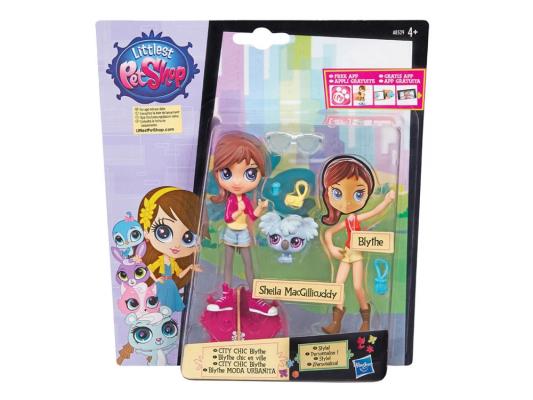 Игровой набор Hasbro Littlest Pet Shop Модница Блайс и зверюшка 6 см от 4 лет А8529