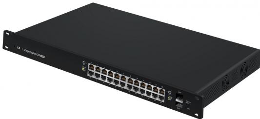 Коммутатор Ubiquiti EdgeSwitch 24 500W управляемый L2 24 порта 10/100/1000Mbps PoE(500W) 2xSFP ES-24-500W(EU)