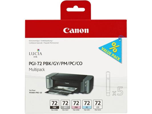 Картридж Canon PGI-72PBK/GY/PM/PC/CO для PRO-10 мультипак 6403B007