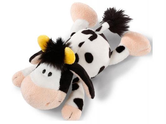 Мягкая игрушка корова Nici лежачая текстиль белый 30 см 36833